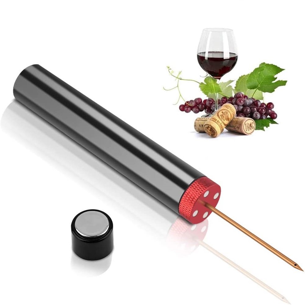 Wine Beer Opener - ANYOHOE ポータブルステンレス鋼エアポンプワインオープナー空気圧コークスクリュー針クイックリムーバーコルクバー用品ワインツール