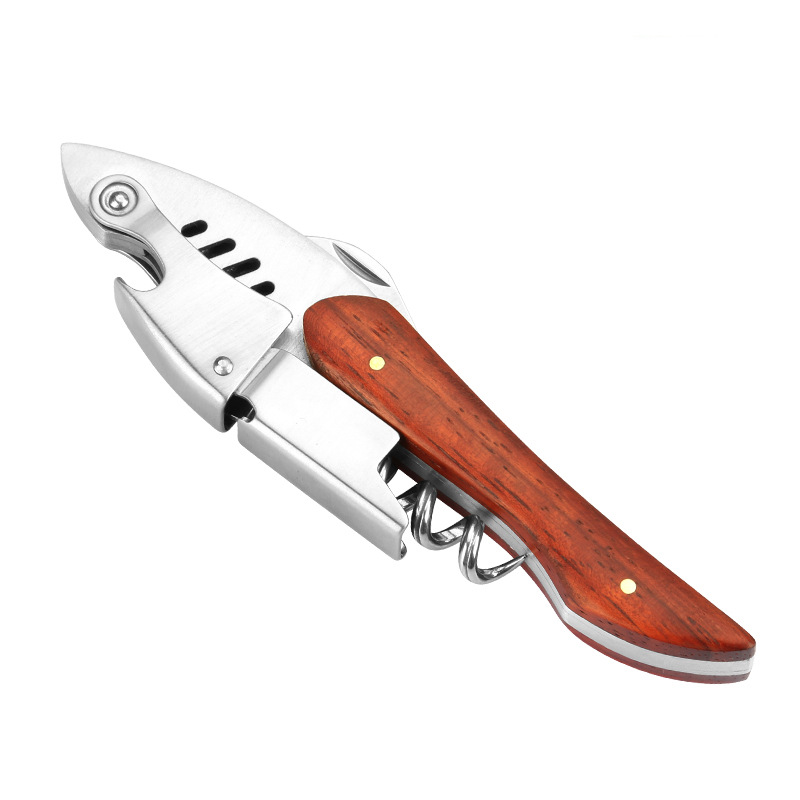 クリエイティブシャークワインオープナー ステンレス製スクリュ - Wine Beer Opener のレビューと価格
