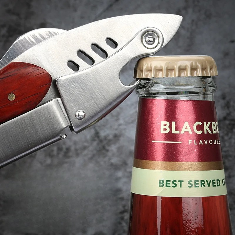 クリエイティブシャークワインオープナー ステンレス製スクリュ - Wine Beer Opener のレビューと価格