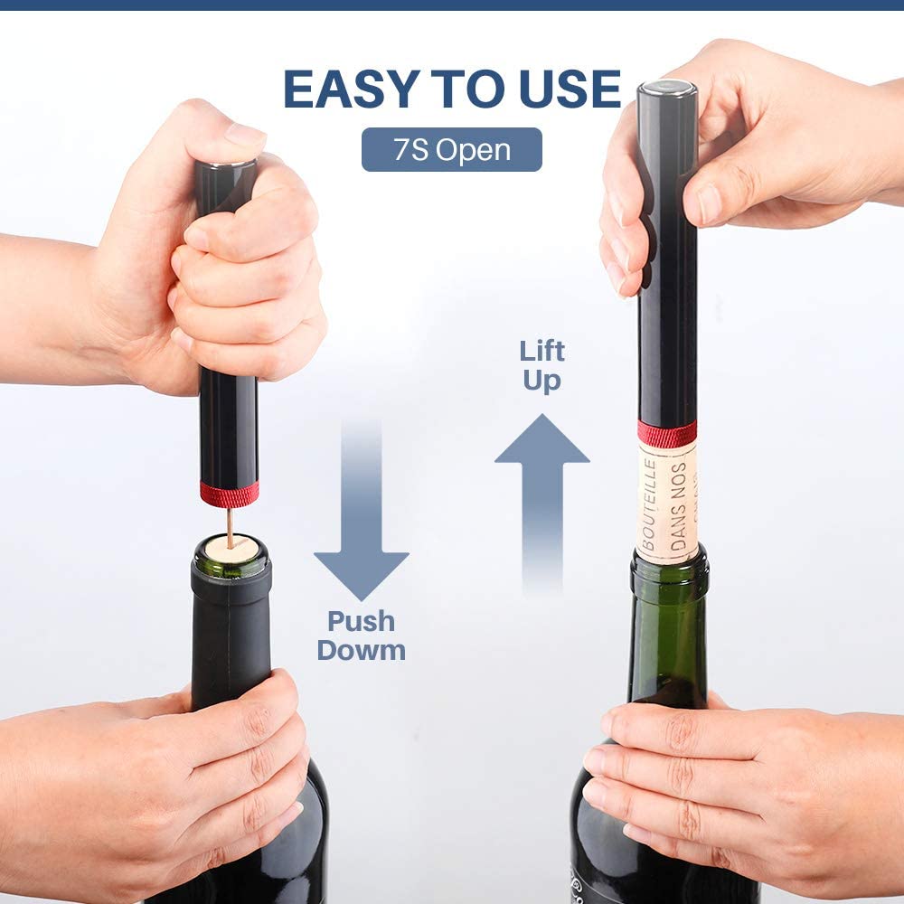 ANYOHOE ポータブルステンレス鋼エアポンプワインオープ - Wine Beer Opener のレビューと価格