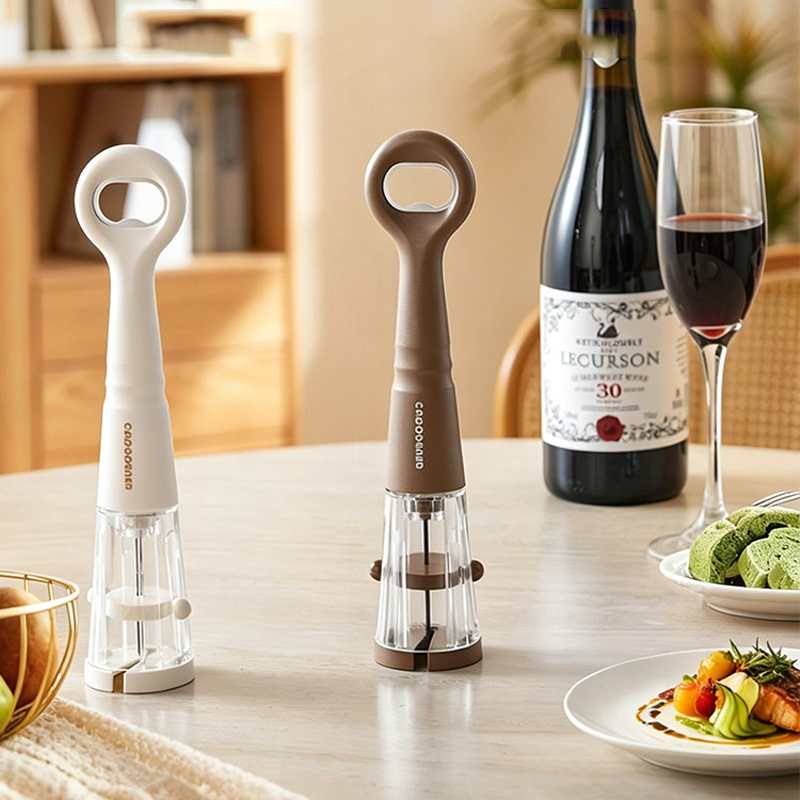 家庭用キッチン向けの2-in-1ボトルオープナー、ビール、赤 - Wine Beer Opener のレビューと価格