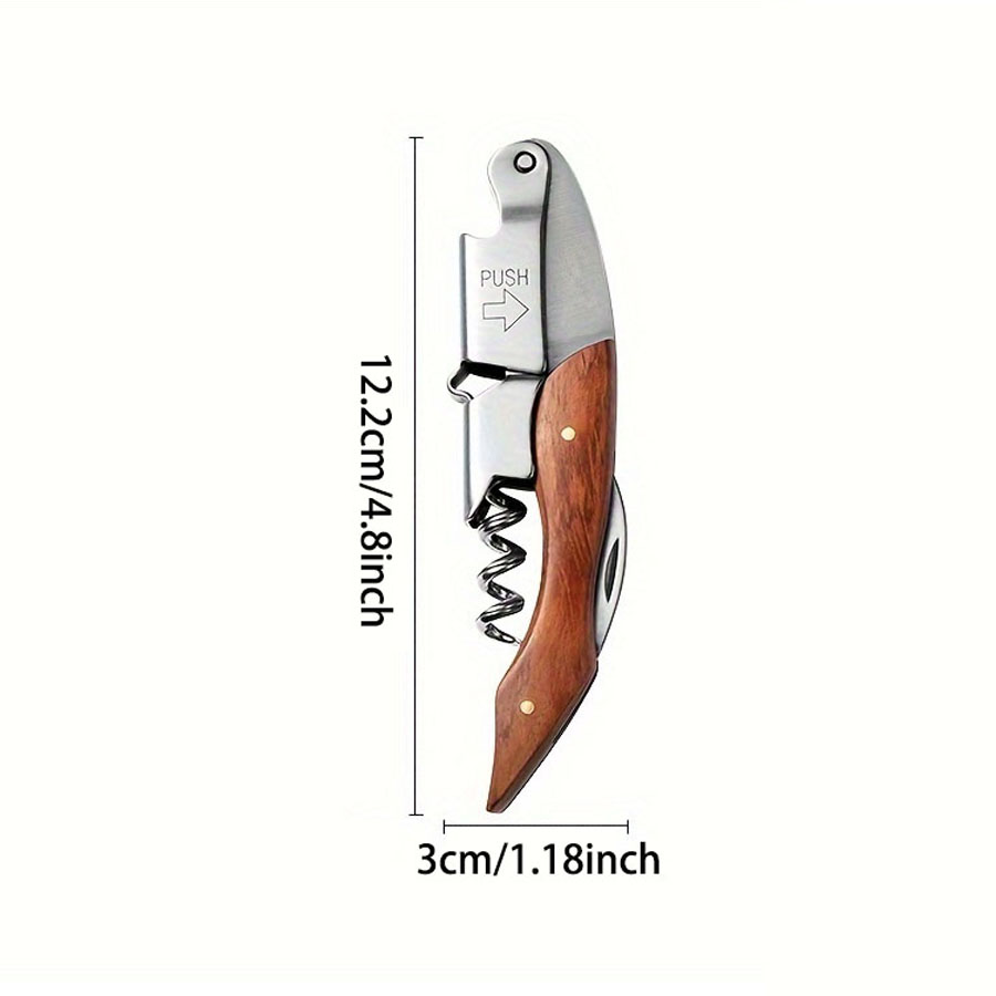 木製ハンドル付きワインオープナー,バー,レストラン,wait - Wine Beer Opener のレビューと価格