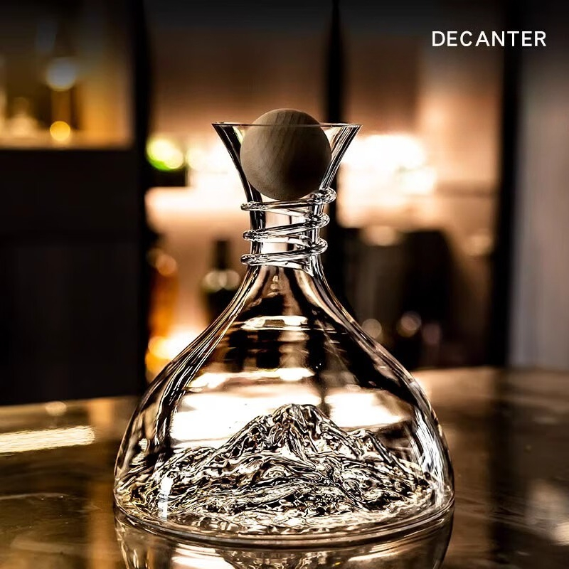 クリスタルアイスバーグ型急速エアレーションワインデカンタワイ - Decanter Aerator Set のレビューと価格