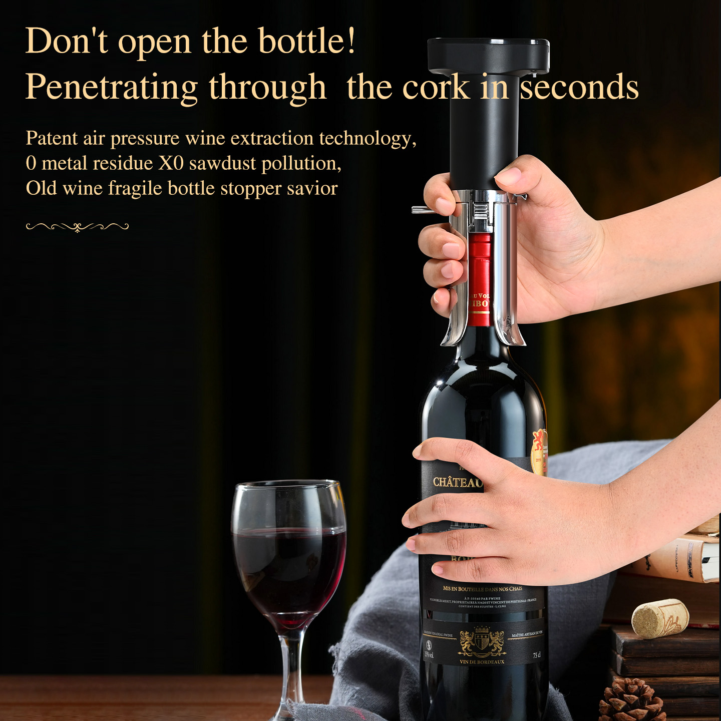 ワインボトルコルクスクリュー栓抜き キッチン用ワインエクスト - Wine Beer Opener のレビューと価格