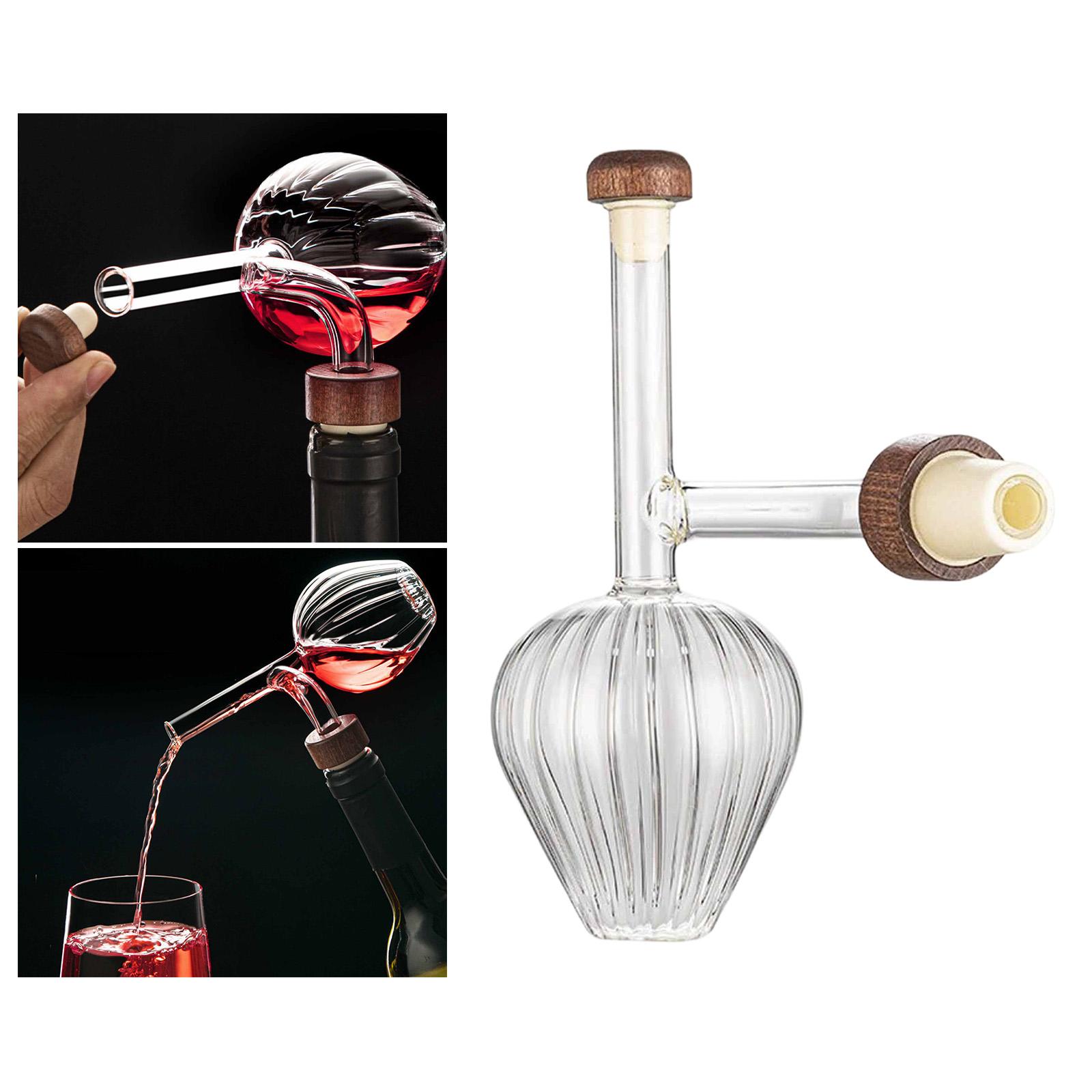 高速注ぎ口付きポータブルデカンタ、創造的なガラス製エアレータ - Decanter Aerator Set のレビューと価格