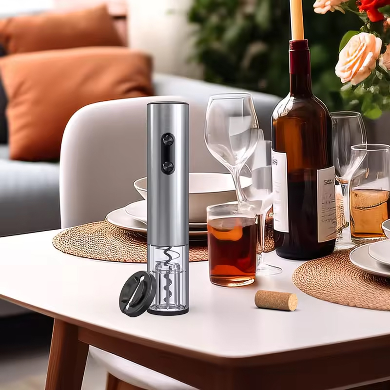 1/4 個電動ワインボトルオープナー自動赤ワインコルク抜きワ - Wine Beer Opener のレビューと価格