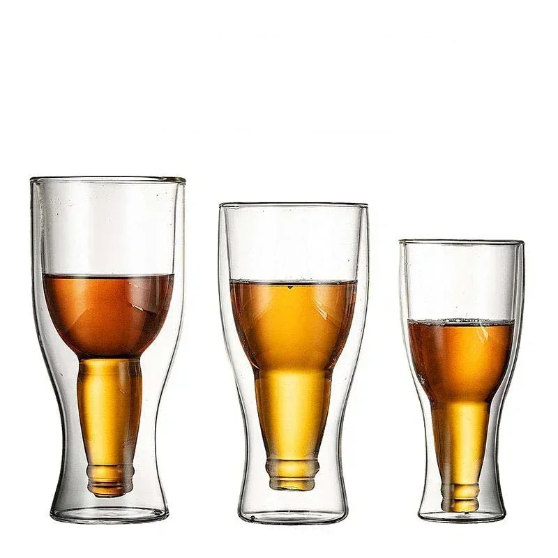 クリエイティブカクテルワイングラスマグ二重壁マグビールワイン - Wine Beer Spirits のレビューと価格
