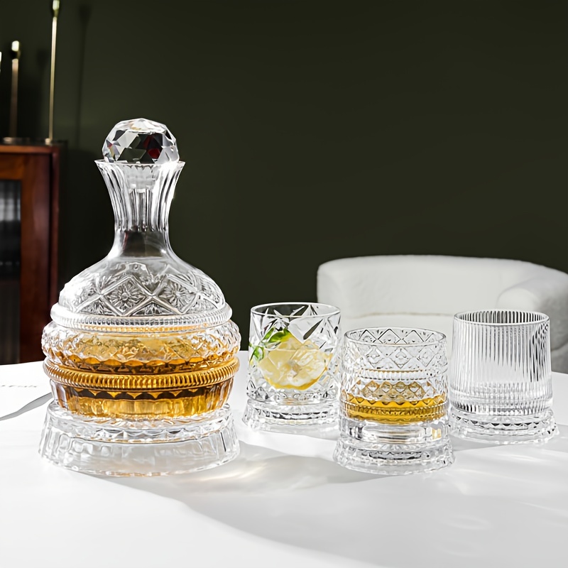 クリスタル製ワインデカンター エレガントな手作りガラス製ワイ - Decanter Aerator Set のレビューと価格