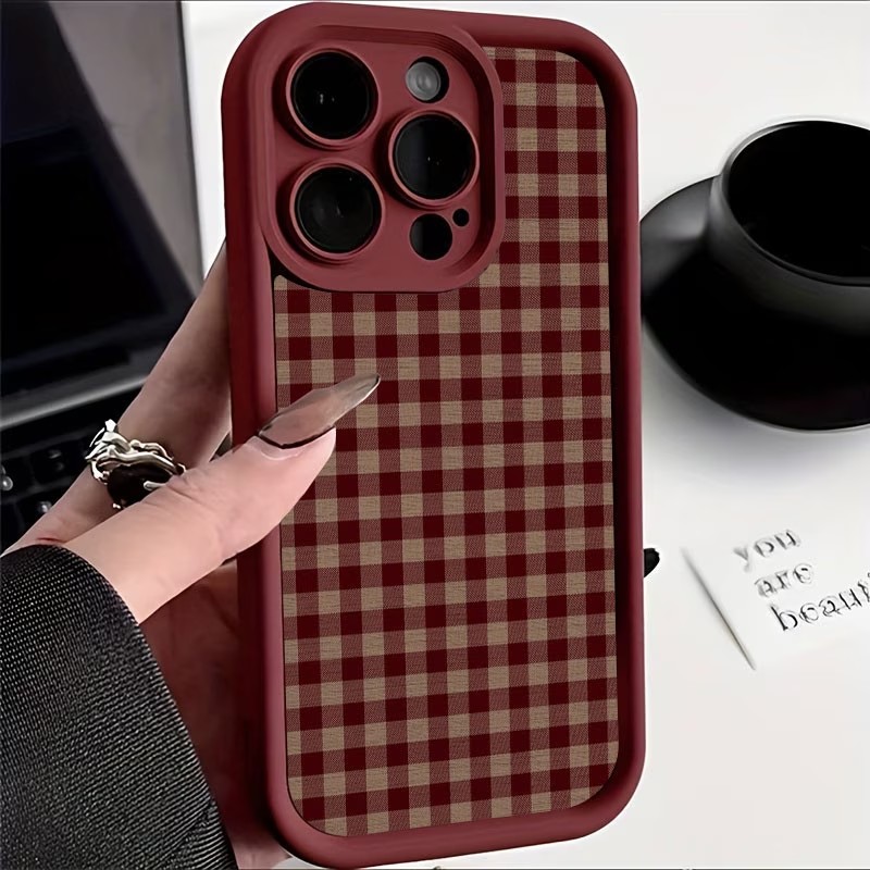 ワインレッド ヴィンテージ レッドブラウン チェック柄 TP - Wine & Beer Shop のレビューと価格