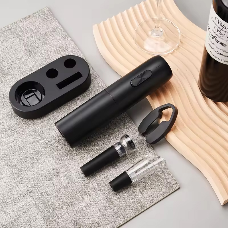 4-in-1 電気ボトルワインオープナーセット充電式電動自動 - Wine Beer Opener のレビューと価格