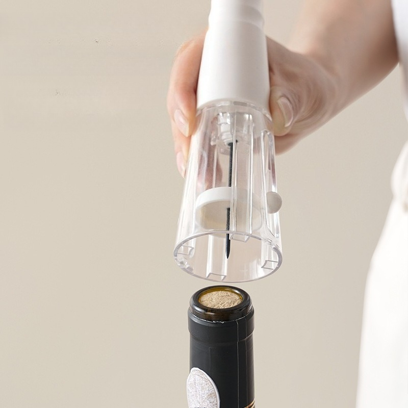 2in1ボトルオープナー。空気圧を利用したワインやビールの栓 - Wine Beer Opener のレビューと価格
