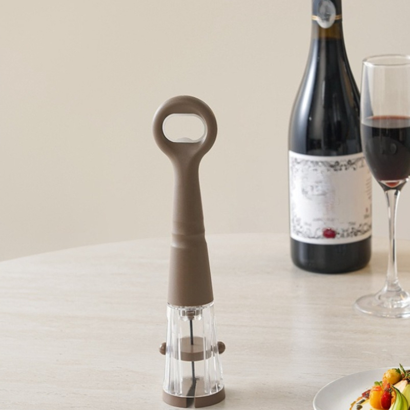 2in1ボトルオープナー。空気圧を利用したワインやビールの栓 - Wine Beer Opener のレビューと価格