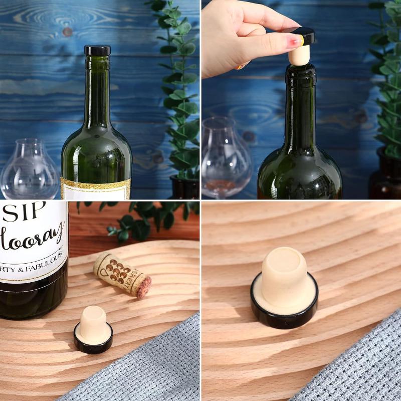 10 個のワインボトルコルクストッパー T 字型ワインストッ - Wine Beer Tasting のレビューと価格