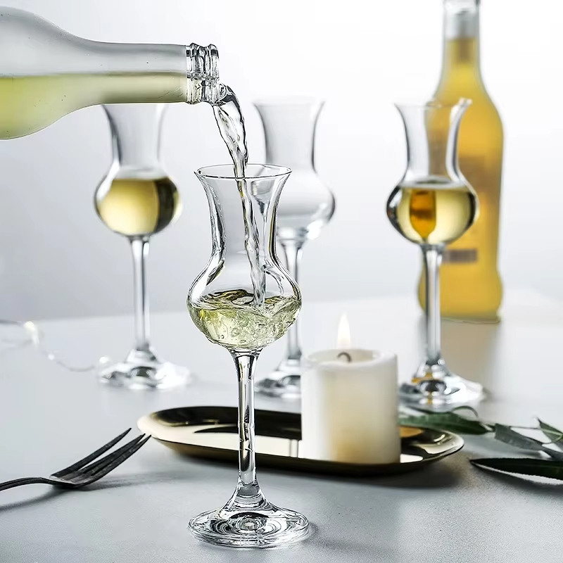 クリスタルウイスキーワインカップゴブレットノーズグラスラムリ - Wine Beer Tasting のレビューと価格