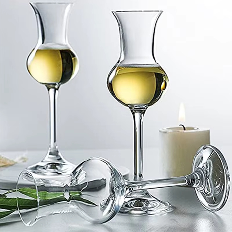 クリスタルウイスキーワインカップゴブレットノーズグラスラムリ - Wine Beer Tasting のレビューと価格